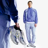 DECATHLON Unisex teplákové nohavice Yestalgia fialové M(W34 L34) · záber 2