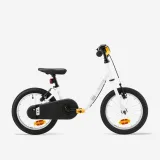 BTWIN Detský bicykel Discover 100 14-palcov 3 až 5 rokov biely bez · záber 1