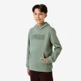 PUMA Detská mikina s kapucňou a potlačou zelená 13-14 r (164 cm) · záber 1