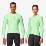 VAN RYSEL Unisex cyklistický dres RCR 2 dlhý rukáv zelený M · záber 1