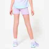 DOMYOS Dievčenské krátke šortky na cvičenie fialové 14-15 r (160-166 cm) · záber 2