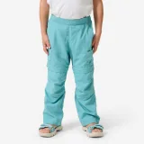 QUECHUA Detské odopínacie turistické nohavice MH500 modré 3-4 r (96-102 cm) · záber 1