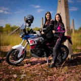Dámska letná moto bunda W-TEC Martix Lady Farba čierno-ružová, · záber 4