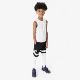 TARMAK Detské spodné basketbalové tielko NBA biele 7-8 r (123-130 cm) · záber 1