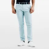 INESIS Pánske golfové chino nohavice MW500 bavlnené modré 3XL (L34) · záber 1