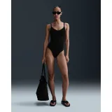 Női egyrészes fürdőruhák NIKE SWIM Essential Black · záber 5