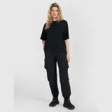 Dámské oversize hladké tričko - černé · záber 2