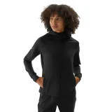 Dámská zateplená tréninková mikina se zipem 4F SWEATSHIRT FNK-WAW24TFSWF406-20S-DEEP BLACK · záber 1