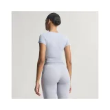 Dámske tréningové tričko s krátkym rukávom ADIDAS HYG SHN BABY T HALSIL GREY · záber 4