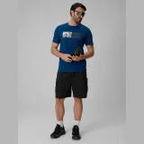 T-shirt regular s potlačou pánsky - tyrkysový - Farba: tyrkysová | Pohlavie: Pánske · záber 6