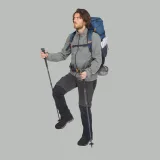 FORCLAZ Pánska turistická softshellová bunda Trek 100 Windwarm hrejivá a vetruvzdorná L · záber 1
