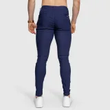 Strečové nohavice Iron Aesthetics Excellence, navy · záber 3