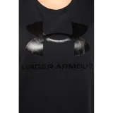 Dámské tričko s krátkým rukávem UNDER ARMOUR UA Rival Logo SS-BLK · záber 5
