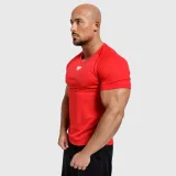Pánske funkčné tričko Iron Aesthetics Performance, červené · záber 5