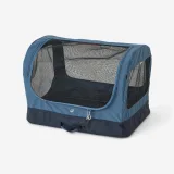 DECATHLON Prepravný skladací box pre 1 psa modrý L · záber 1
