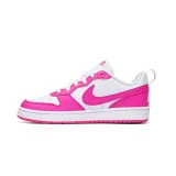 Dívčí rekreační obuv NIKE Court Borough Low Recraft Jr white laser fuchsia · záber 2