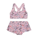 Lány fürdőruhák COLOR KIDS Bikini W. Skirt, AOP-5077-Coral Blush · záber 1