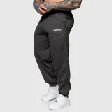 Oversized tepláky Iron Aesthetics Relaxed, charcoal · záber 4