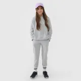 Dívčí tepláky typu jogger - šedé · záber 1