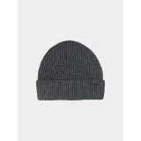 Pánska zimná čiapka 4F CAP WAW25ACAPM576-20M DEEP BLACK MELANGE · záber 2
