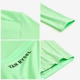 VAN RYSEL Unisex cyklistický dres RCR 2 dlhý rukáv zelený M · záber 2