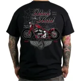 BLACK HEART Red Baron Chopper triko čierna - M · záber 1