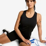 DECATHLON Dámske fitness šortky 100 čierne S · záber 2