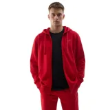 Pánska mikina so zipsom 4F SWEATSHIRT-4FWSS24TSWSM0951-61S-DARK RED · záber 1