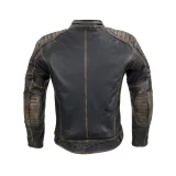 Kožená moto bunda W-TEC Mungelli Farba vintage hnedá, · záber 3
