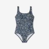 DECATHLON Dámske jednodielne plavky Heva Joy s motívom modré M-L · záber 2