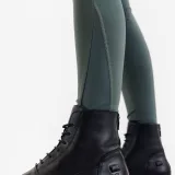 FOUGANZA Dámske jazdecké legíny 500 fullgrip zelené L · záber 2