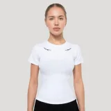 Дамска тениска Tribal Ribbed White - GymBeam - Размер: XS | Тегло: 0,1462 g | Опаковка: 110 · záber 1