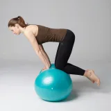 DOMYOS Dámske tielko 500 na fitness a strečing kaki XS · záber 2