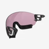 WEDZE Systém s priezorom na lyžiarsku prilbu Visor + zlé počasie (S1) HD 500 ružový S · záber 2
