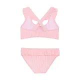 Dievčenské plavky COLOR KIDS Bikini W. Skirt, Seersucker, salmon rose · záber 2