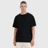 Pánské hladké tričko oversize - černé · záber 1