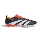 Pánské outdoorové fotbalové kopačky ADIDAS Predator League L M FG core black cloud white solar red · záber 2