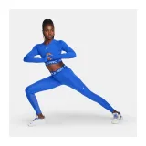 Dámské tréninkové tričko s dlouhým rukávem NIKE PRO PRO DF 365 CROP LS-405-Blue · záber 4