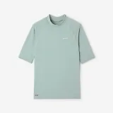 DECATHLON Dámske tričko 100 na surfovanie s UV ochranou a krátkym rukávom svetlé kaki XL · záber 2
