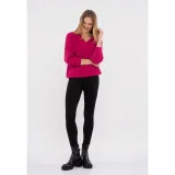 Dámský svetr VOLCANO S-VIDA-401-PINK · záber 4