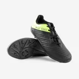 KIPSTA Detské futbalové kopačky 100 FG šnurovacie čierno-žlté 36 · záber 2