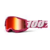 100% Strata 2 Youth Mirror čierna, zrkadlové strieborné plexi · záber 3