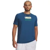 Pánske tričko s krátkym rukávom UNDER ARMOUR UA M BLOCK LOGO SS-BLU · záber 1