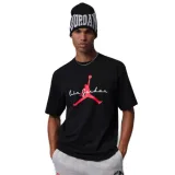 Pánske tričko s krátkym rukávom NIKE Jordan Brooklyn BLACK WHITE INFRARED 23 · záber 1