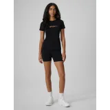 Dámské tričko s krátkým rukávem 4F TSHIRT F2717-20S-DEEP BLACK · záber 4