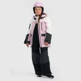 Dětská snowboardová bunda membrána 10000 - růžová · záber 2
