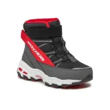 Chlapecké kotníkové zimní boty SKECHERS D Lites Mid black red · záber 1