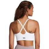 Dámská sportovní tréninková podprsenka UNDER ARMOUR Vanish Seamless Low Bra-WHT · záber 3