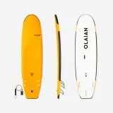 DECATHLON Penový surf 100 vystužený 7'5" 84 l + šnúra bez · záber 1
