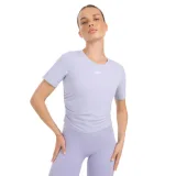 Dámské tréninkové tričko s krátkým rukávem 4F TSHIRT FNK F1524-WAW25TFTSF1524-34S-LIGHT BLUE · záber 1